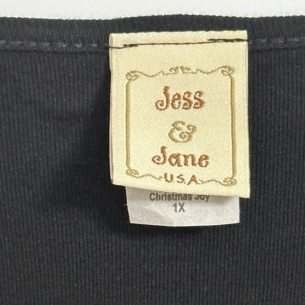 A Jess & Jane Christmas Jem shirt, size 1X. - Picture 7 of 9